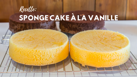 Recette De Gâteau à La Vanille - Cake Design - Le Sucre Au Four