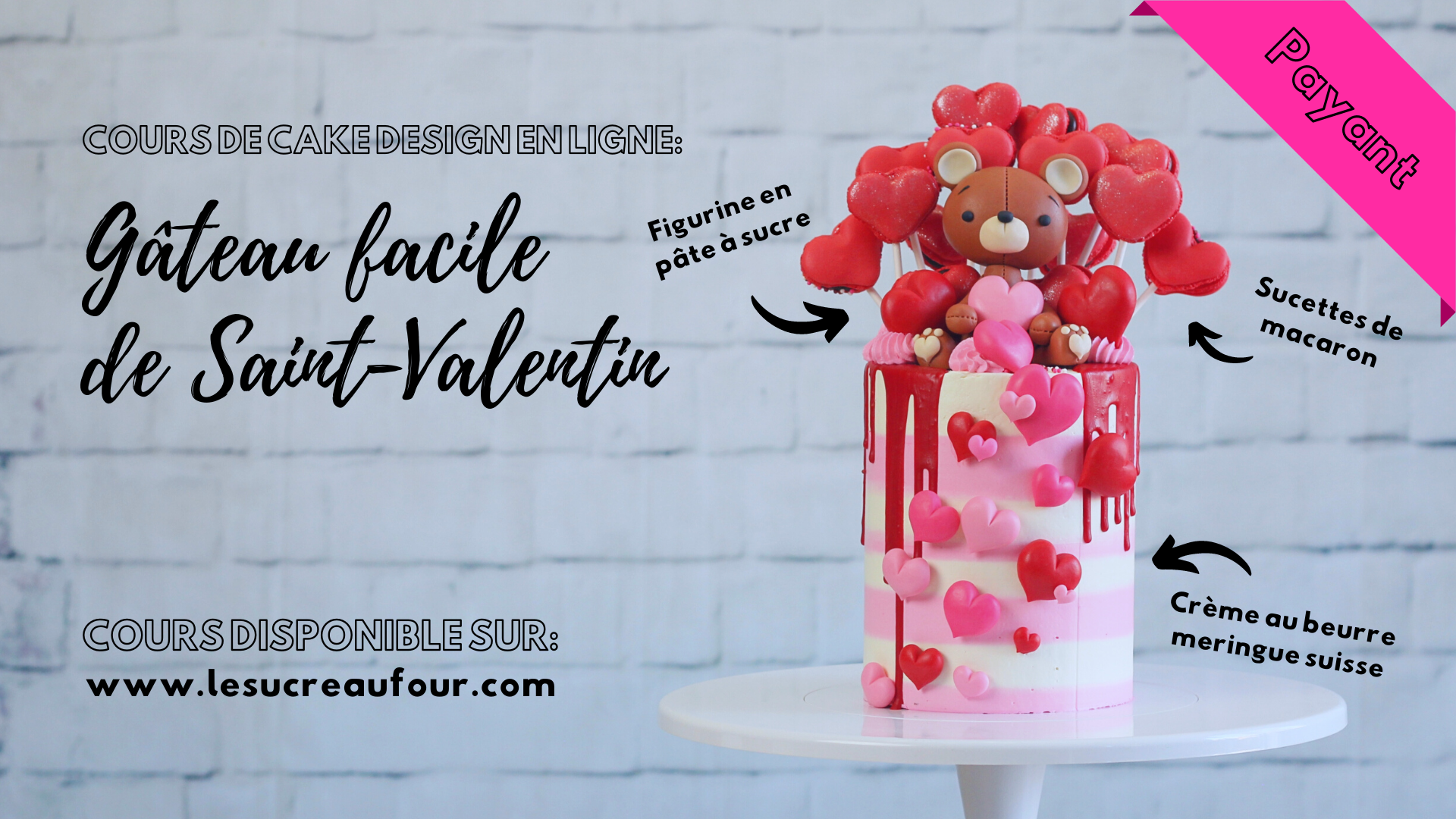 Cours De Cake Design En Ligne Gateau Facile De Saint Valentin