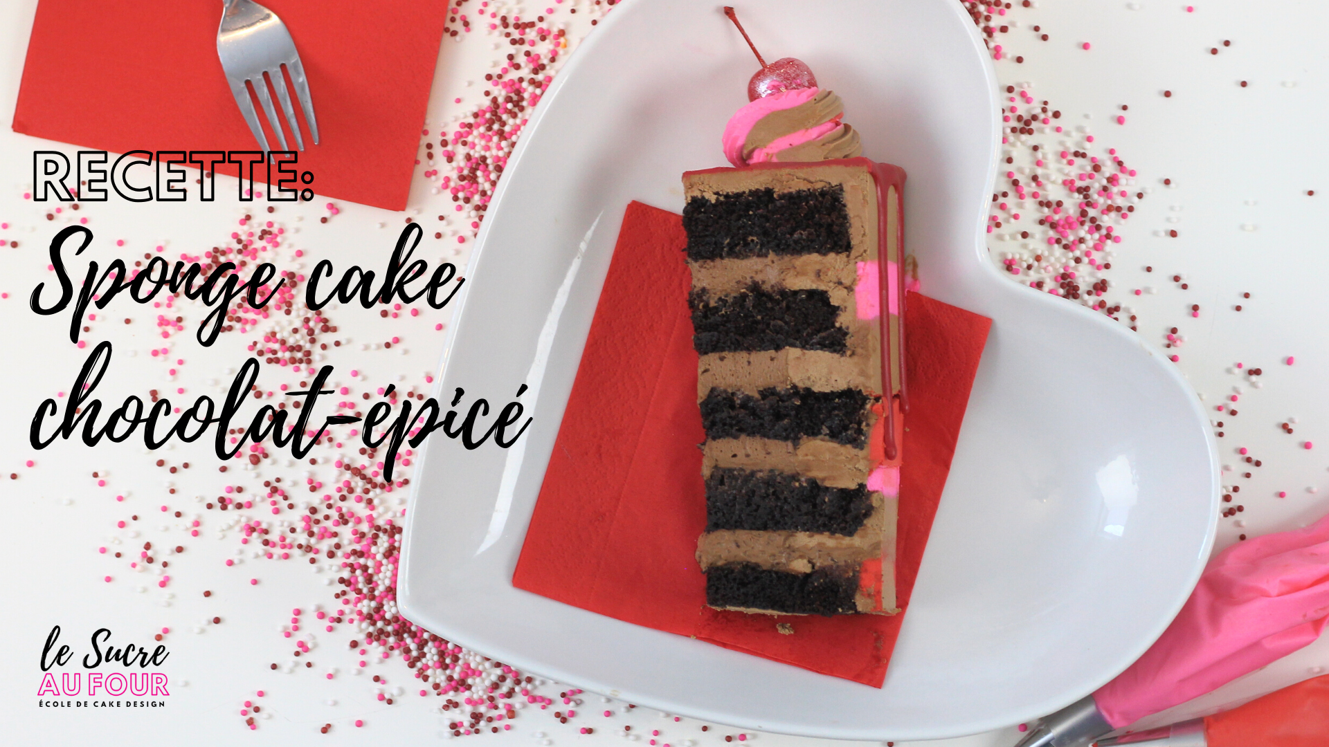 recette cake design chocolat epice